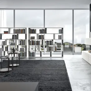 Libreria bifacciale Brera by EmmeBi Design