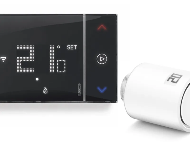 BTicino - Smarther 2 Netatmo, termostato wifi, e  valvole termostatiche Netatmo