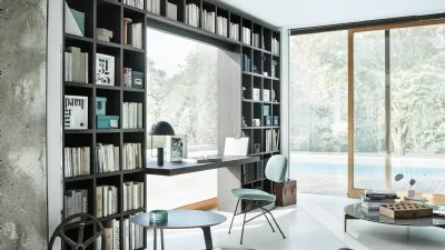 Lema, libreria Selecta attrezzata per lo smartworking