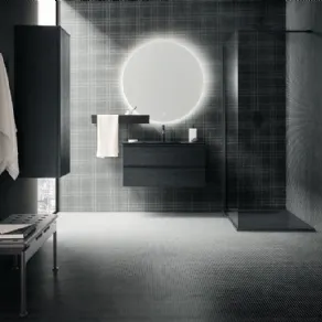 Il bagno grigio secondo la collezione Street di Arbi Arredobagno 