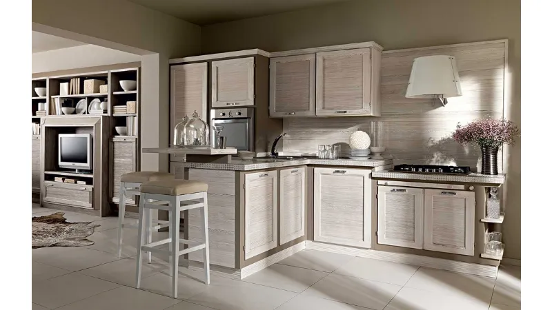 Cucina in muratura moderna 