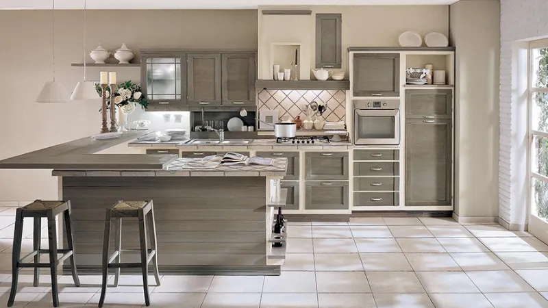 Come progettare la cucina in muratura moderna