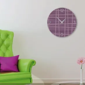 Orologio da parete moderno in legno Three Colors