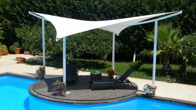 Vela di Sprech - Gazebo in acciaio