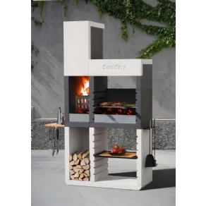 Barbecue in muratura da giardino