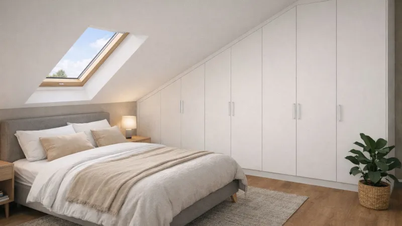 Camera da letto in mansarda