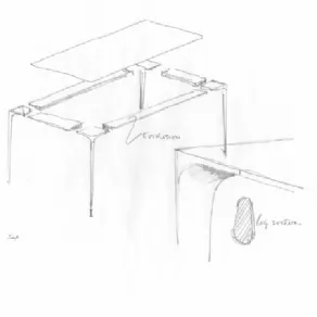 disegno progettuale di Nuur