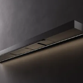Shelf di Falmec. Cappa aspirante modulare con sistema di illuminazione a led 