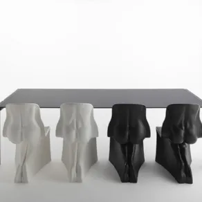 Le sedie design in polietilene Him & Her di Casamania & Horm