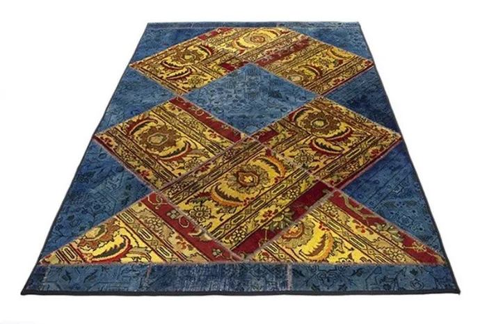Un tappeto persiano patchwork proposto da Zarineh