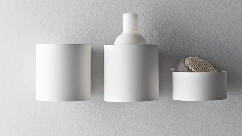 Set composto da portaspazzolino e portasapone di Rubinetterie Treemme