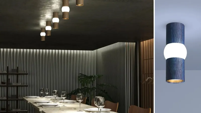 Lightbone Ceiling Small di Oblure