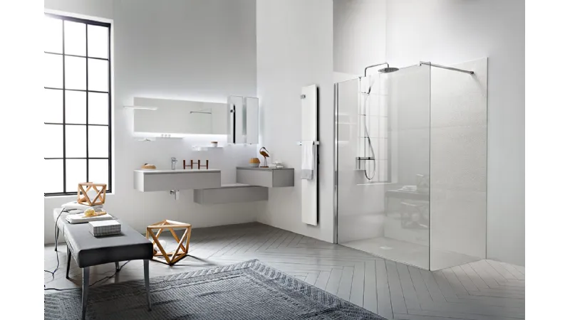 Con il servizio Zona doccia, Artebagno trasforma la vasca tradizionale in doccia