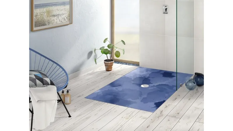 Piatto doccia rettangolare in ceramica Viprint by Villeroy&Bosch