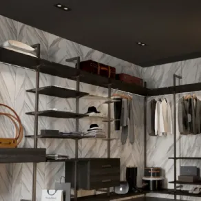 Faretti da incasso sul soffitto - Cabina armadio Space Wic by BT45 