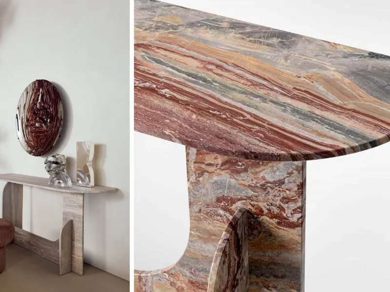 Gallotti&Radice - Consolle Selce in pietra naturale