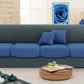 Copridivano angolare elasticizzato