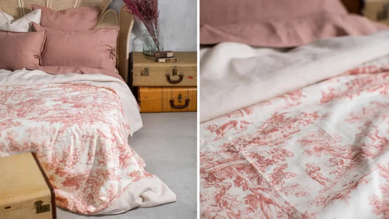 Copriletto Pure in Lino/Cotone - Borgo delle Tovaglie