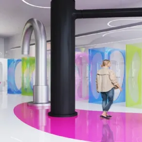 Le collezioni Kawa e Vita nel concept espositivo di Karim Rashid a Milano per CISAL Rubinetteria