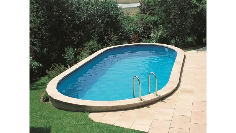 Piscina interrata Gre 730x375 cm, profondità 120 cm