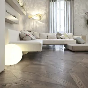 Parquet in Rovere Tortora della collezione Slide, linea Natural Genius © Listone Giordano
