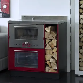 Cucina a legna usata
