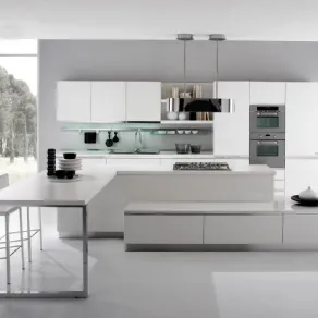 Cucina bianca moderna