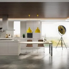 Cucine bianche senza maniglie