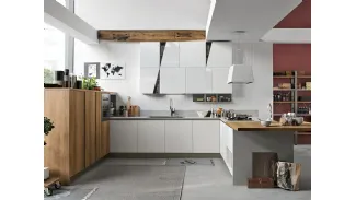 cucina bianca moderna