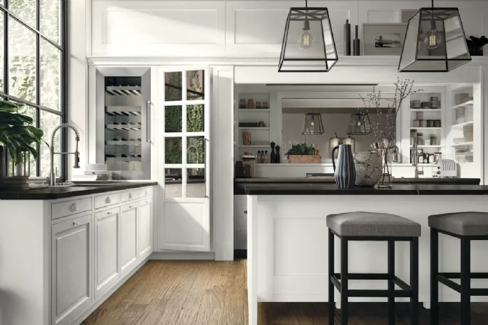 Cucine country bianche