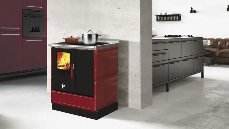 La cucina a legna KE 60 W della collezione Kitchen Kamin