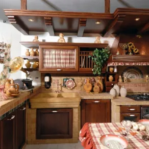 cucina rustica in muratura