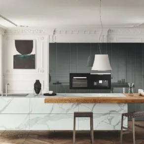 Cucina 36e8 Marble XGlass, Design Daniele Lago