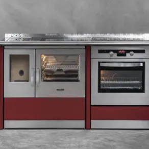 La cucina combinata a pellet Neos 155 PGE di J.Corradi