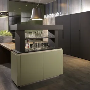 soggiorno cucina a vista