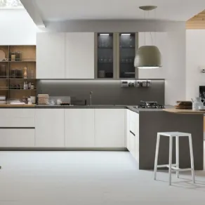 Cucine bianche lucide