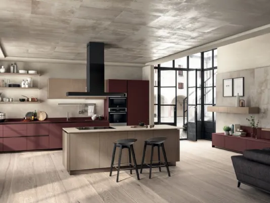 Cucine bicolore moderne Flux Scavolini