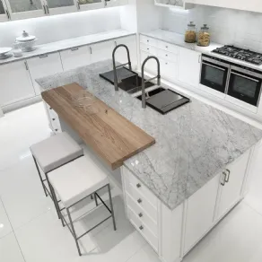 Cucine con isola in stile classico