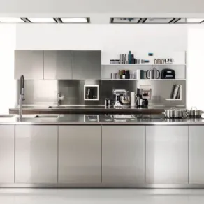 cucina acciaio euromobil