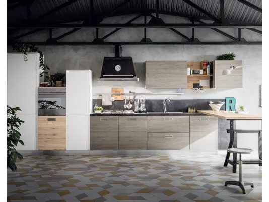 Cucine in legno in stile urban