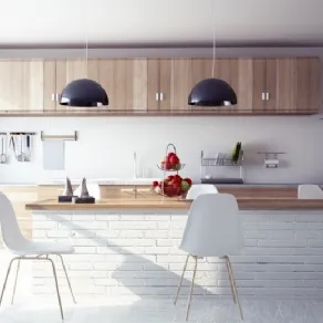 Cucina in muratura moderna
