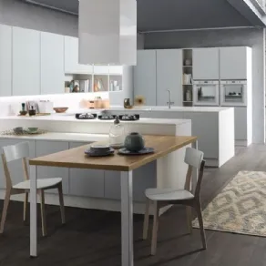 Cucina con penisola Sand di Febal