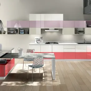 Cucine moderne Scavolini, Experience the red