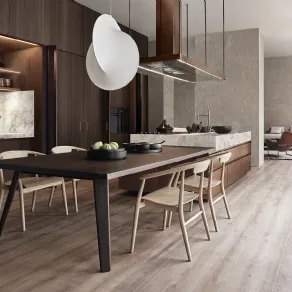 Cucina open space Convivium di Arclinea