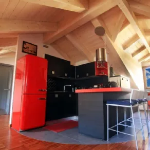 Cucina in mansarda