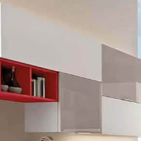 Moduli con scaffalature - Cucina Swing di Lube