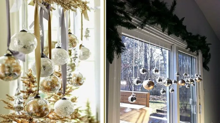 Decorazioni natalizie da appendere, anche per le finestre