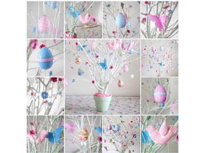 Decorazioni pasquali, l'alberello pasquale