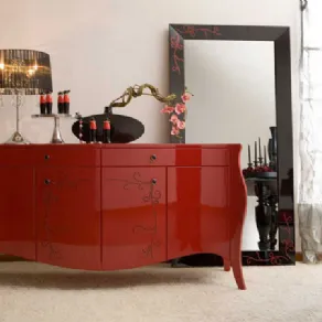 credenza rossa