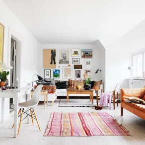 Interni a tutto colore per una casa a Copenaghen, foto: Thomas Dahl
